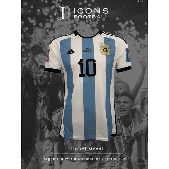 Large Lionel Messi Argentina Vs France Qatar 2022 Stadium...